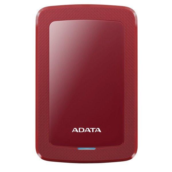 ADATA Külső HDD 2.5" - 1TB HV300 (USB3.1, LED, Slim, Piros)