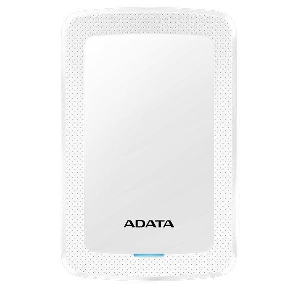 ADATA Külső HDD 2.5" - 1TB HV300 (USB3.1, LED, Slim, Fehér)