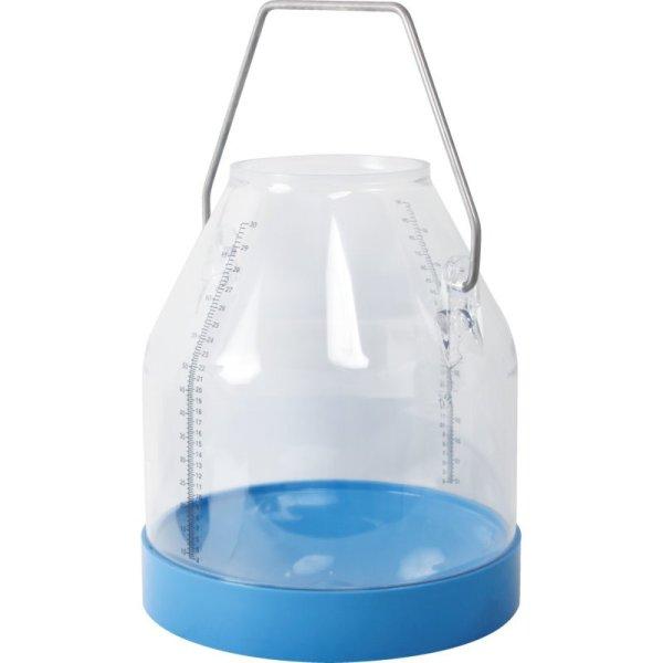 Fejővödör Műanyag 30 liter kék átlátszó