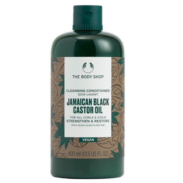 The Body Shop Öblítést nem igénylő balzsam
göndör és hullámos hajra Jamaican Black Castor Oil
(Cleansing Conditioner) 400 ml