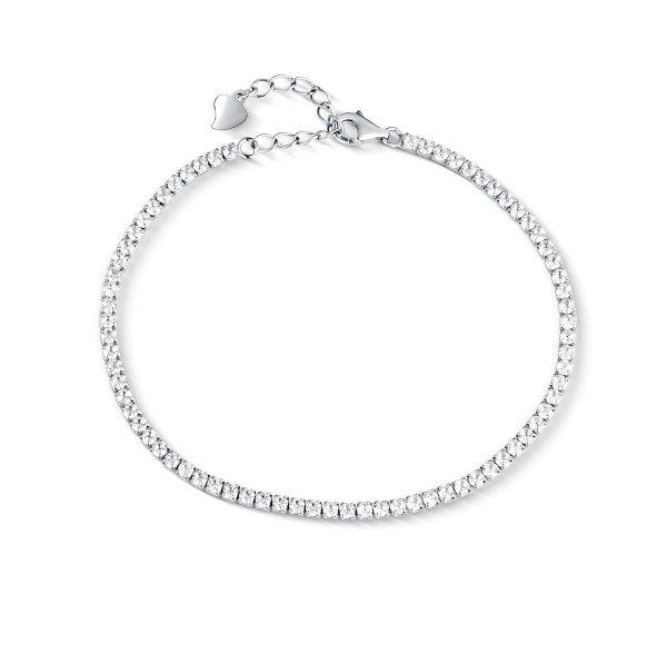 JwL Luxury Pearls Luxus ezüst tenisz karkötő cirkónium
kövekkel JL0849