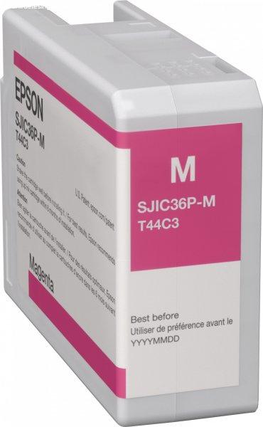 EPSON SJIC36P(M) C6500/C6000 EREDETI tintapatron Magenta 80ml