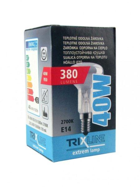 Trixline 230V/40W hagyományos reflektor (spot) izzó R50 E14 menettel 340 lumen