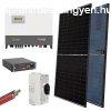 HYBR. SOLAR SYSTEM 3P/6kW 580W PANELS WITH BATT.