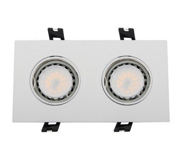 LEDES MŰANYAG TÉGLALAP ALAKÚ SPOTVILÁGÍTÁS PAR 16 2X5.5W 4000-4300K S
FEHÉR