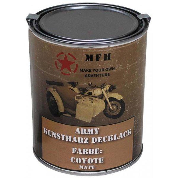 MFH katonai festék coyote matt, 1 liter