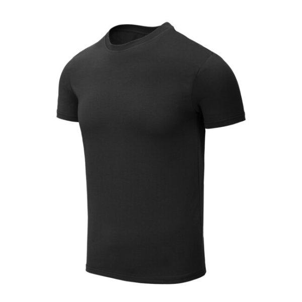 Helikon-Tex Slim szabású fekete organikus pamut póló