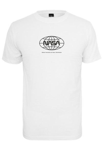 NASA férfi pólók Globe, fehér