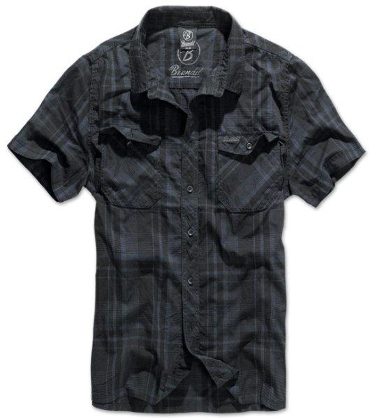 Brandit Roadstar rövid ujjú ing, fekete-kék