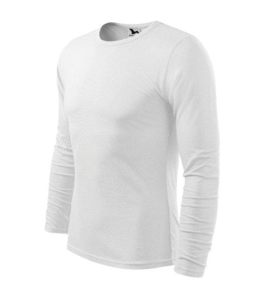 Malfini Fit-T hosszú ujjú póló, fehér, 160g/m2