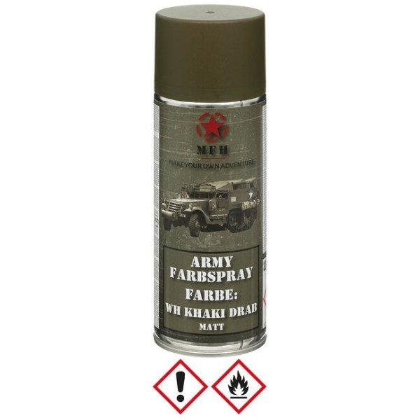 MFH Army spray festék, WH KHAKI DRAB, matt, 400 ml
