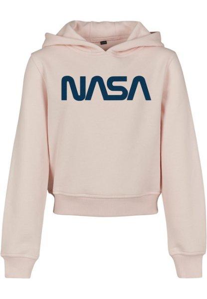 NASA gyerek Cropped kapucnis pulóver, rózsaszín