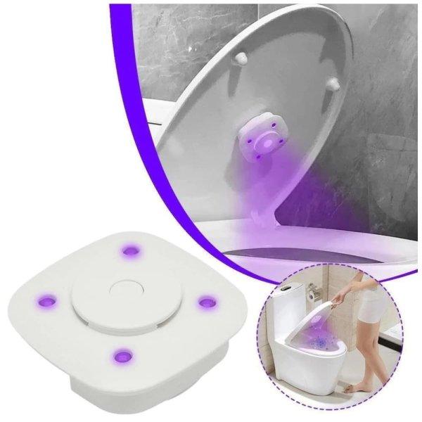 Toalett sterilizáló készülék - wc fedélre
ragasztható, intelligens UVC lámpa germicid hatással (BBM)