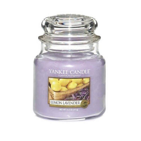 Yankee Candle Illatgyertya Classic Lemon Lavender 411 g - közepes