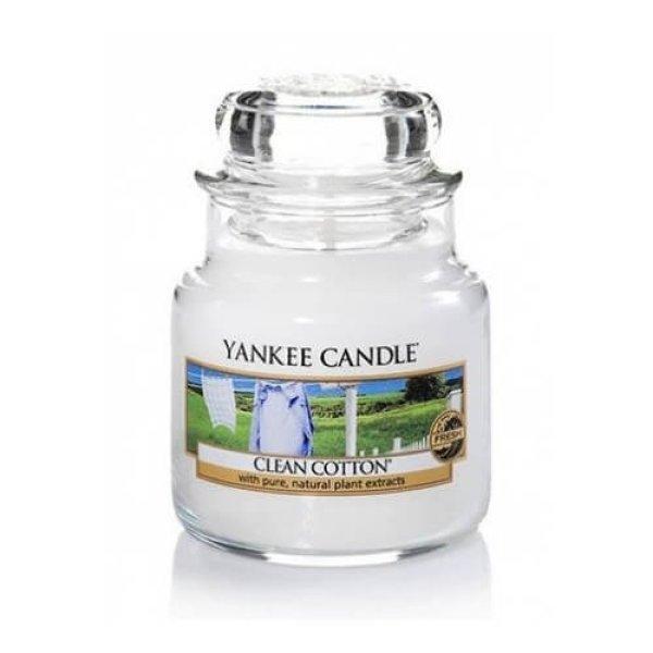 Yankee Candle Illatgyertya Classic Clean Cotton 104 g - kicsi
