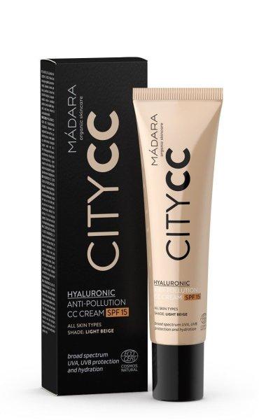 MÁDARA CC krém SPF 15 Light Citycc (Hyaluronic Anti-Pollution Cc
Cream) 40 ml
