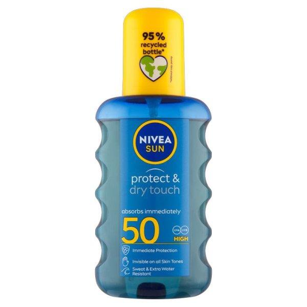 Nivea Láthatatlan napvédő spray SPF 50 Sun Protect & Dry 200 ml