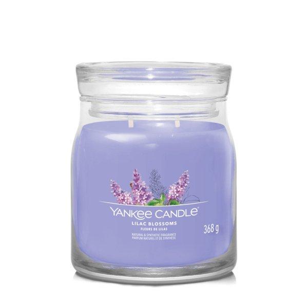 Yankee Candle Illatgyertya Signature Lilac Blossoms 368 g közepes