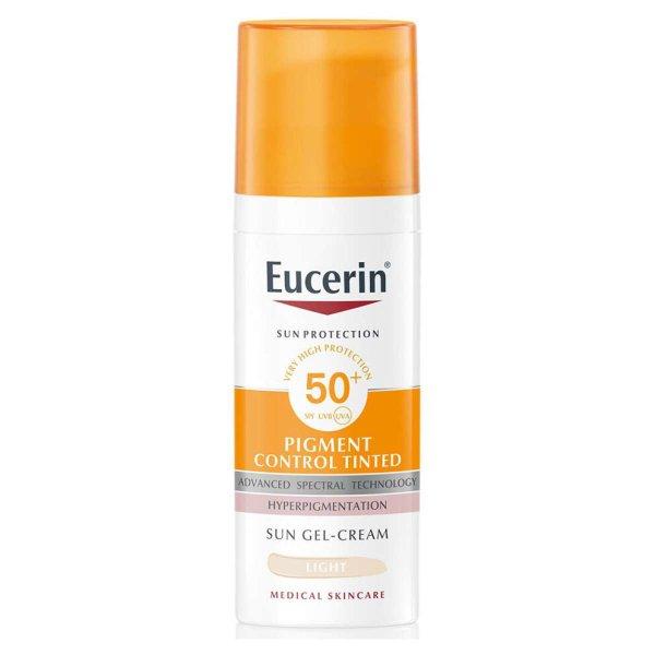Eucerin Védő tonizáló zselés arckrém SPF 50+
Pigment Control Tinted (Sun Gel-Cream) 50 ml Medium
