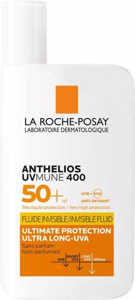 La Roche Posay Napvédő fluid SPF 50+ Anthelios UVMune 400 (Invisible
Fluid) 50 ml