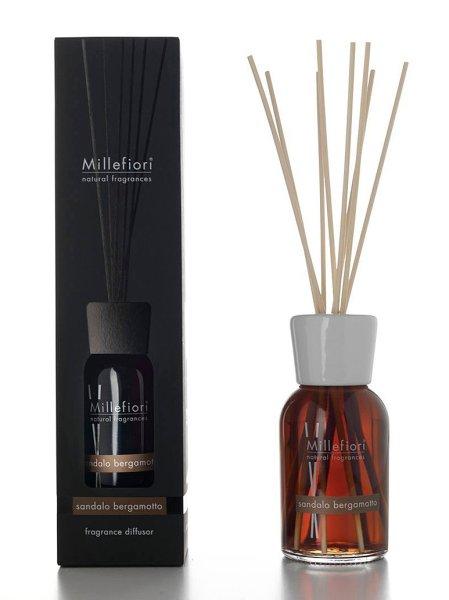 Millefiori Milano Aromadiffúzor Natural Szantál és bergamott 250
ml
