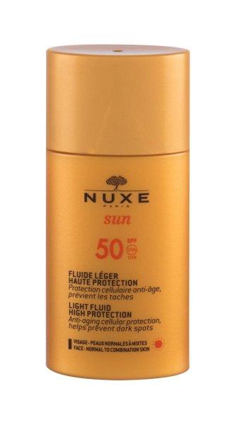 Nuxe Folyékony textúrájú arckrém SPF 50 Sun (Light
Fluid High Protection) 50 ml