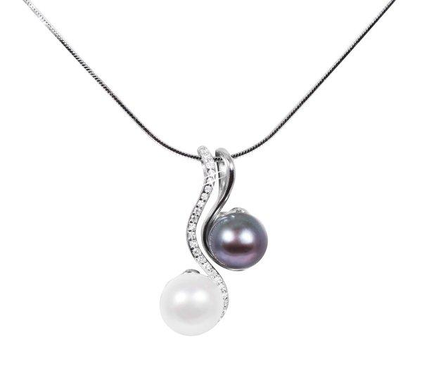 JwL Luxury Pearls Gyöngy nyaklánc 3 az 1-ben JL0540 (lánc,
medál, medál)