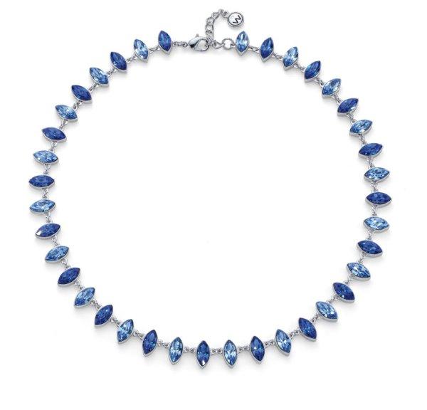 Oliver Weber Luxus nyaklánc kék kristályokkal Izanami 12324