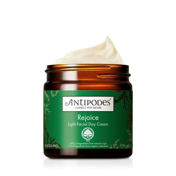 Antipodes Nappali arckrém Rejoice (Light Facial Day Cream) 60 ml