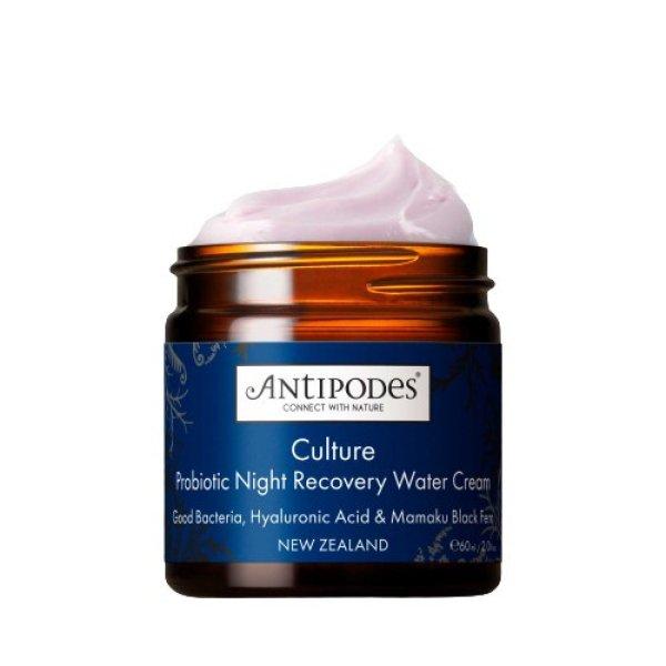 Antipodes Éjszakai krém Culture (Probiotic Night Recovery Water Cream)
60 ml