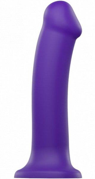Strap-On-Me rugalmas dildó kettős szilikonból (20 cm), lila