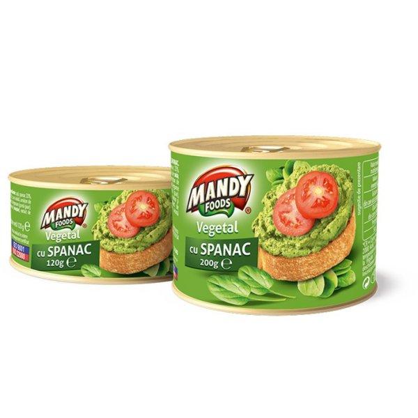 Mandy növényi spenótos pástétom 120g