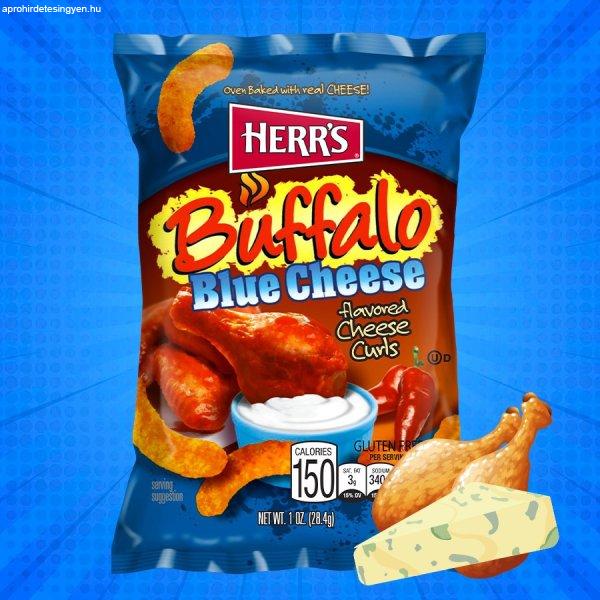 Herrs USA Buffalo Blue Cheese kék sajtos csípős chips 170g
