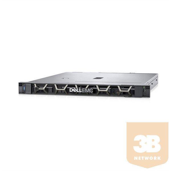 DELL EMC PowerEdge R250 rack szerver (4x3.5"), 4C E-2334 3.4GHz, 2x16GB,
1x960GB RI SSD; H355, iD9 Ba.
