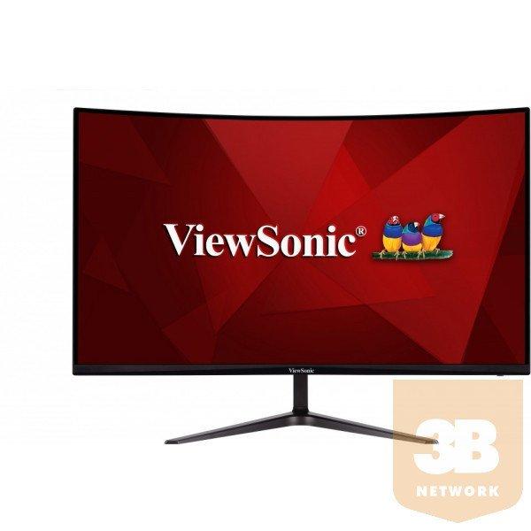 ViewSonic Monitor 31,5" - VX3218-PC-mhd (VA, 16:9, 1920x1080, 165Hz, 1ms,
300cd/m2, 2xHDMI, DP, VESA, SPK, ívelt)