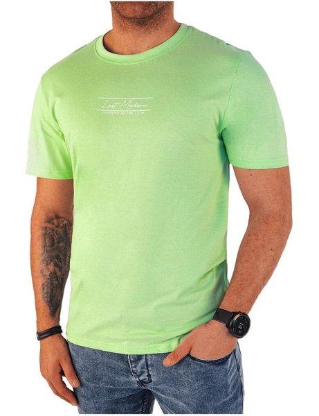 Világoszöld póló kis mintával a mellkason