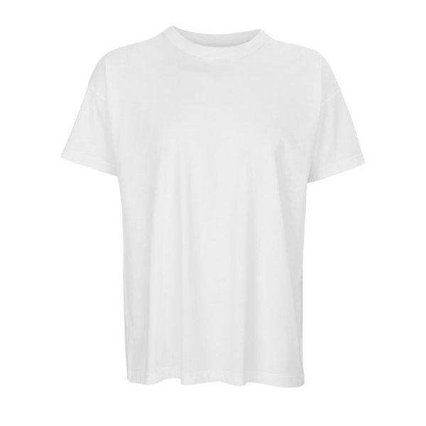 Férfi BOXY széles fazonú organikus rövid ujjú póló, SOL'S SO03806,
White-2XL