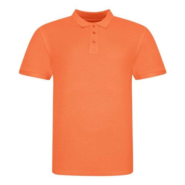 JP100 mikropiké unisex galléros póló Just Polos, Mango Tango-L