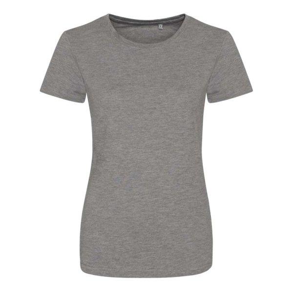 JT001F tri-blend Női rövid ujjú póló Just Ts, Heather Grey-S