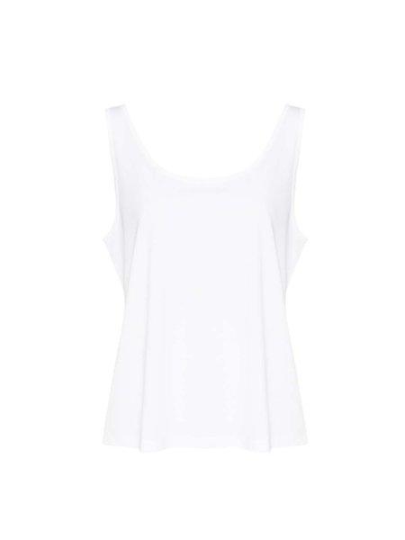 JT017 laza szabású Női ujjatlan póló-trikó Just Ts, Solid White-XS