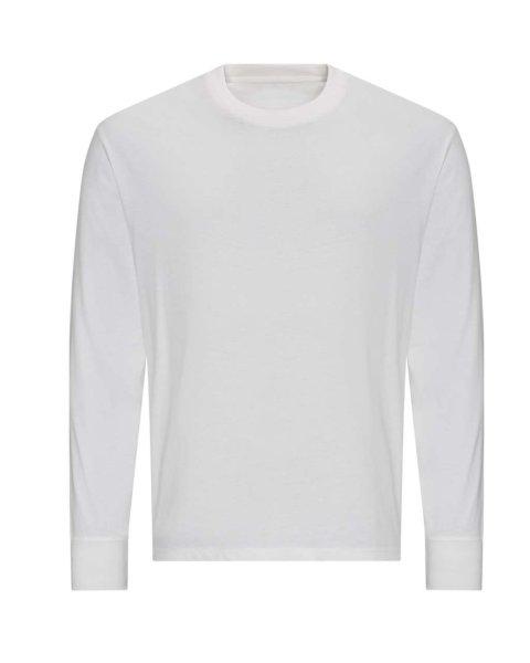 JT019 bő szabású unisex hosszú ujjú póló Just Ts, White-2XL