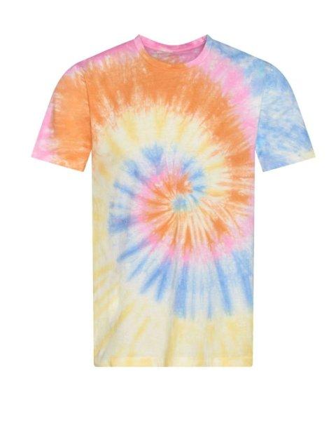 JT022 batikolt egyedi mintás unisex rövid ujjú póló Just Ts, Tie-Dye
Swirl-L