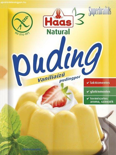 Haas Natural Pudingpor Vanília 40G