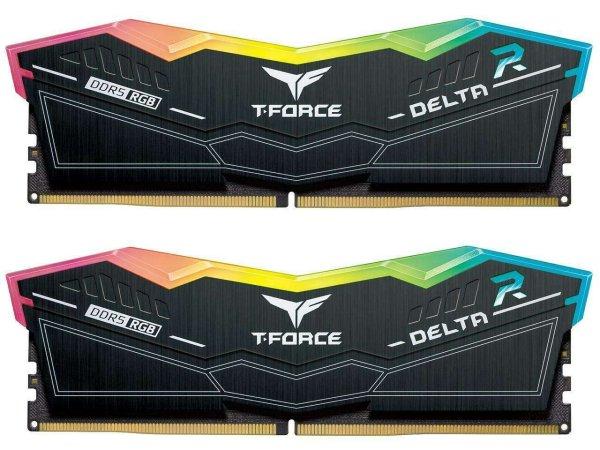 TeamGroup 32GB / 6000 T-Force Delta RGB Black DDR5 RAM KIT (2x16GB)