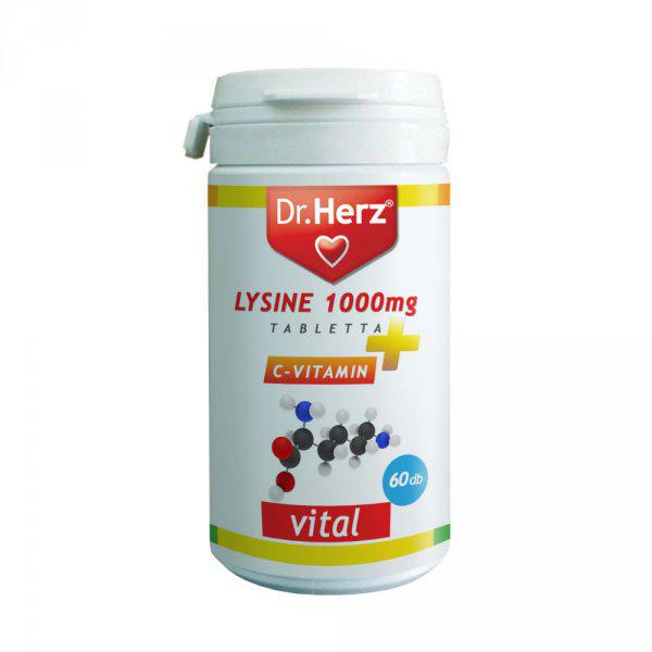 Dr. Herz Lysine + HCL 1000 mg tabletta (120 db)