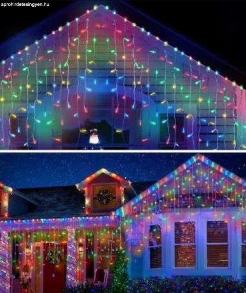 Karácsonyi installáció, kék esőfüggöny, 240 LED, 5x1M, 3036B,
összekapcsolható