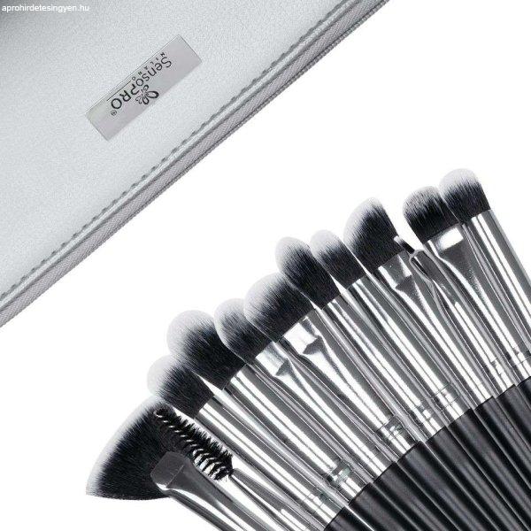 Senso Pro Milano Black Silver 12 darabos sminkecset készlet + kézitáska
