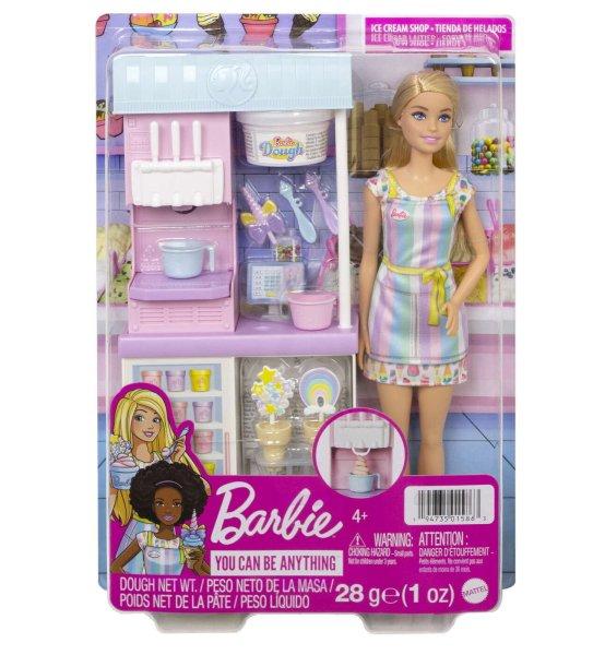Barbie játékkészlet fagylaltozó