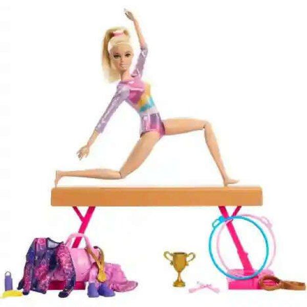 Mattel Barbie tornász baba kiegészítőkkel
