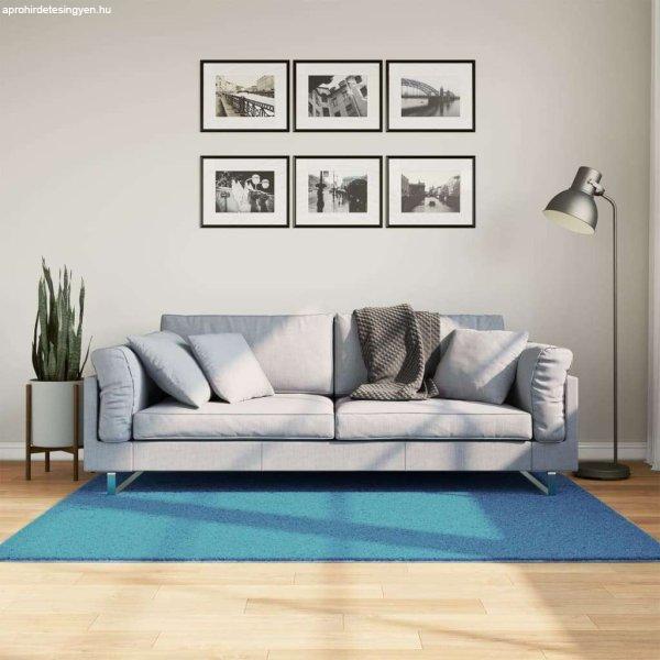 vidaXL OVIEDO türkiz rövid szálú szőnyeg 120 x 170 cm